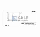 KLIMA RADYATORU KONDENSER NISSAN MICRA III 1.2 - KALE 382520