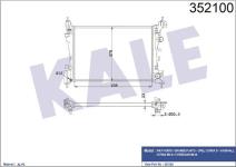 Su Radyatoru Al/mknk Fiat Punto.Grande Punto 0 - KALE 352100