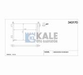 KLIMA RADYATORU  KONDENSER  KURUTUCULU AL/AL N - KALE 343170