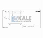 KLIMA RADYATORU  KONDENSER  KURUTUCULU AL/AL N - KALE 342435