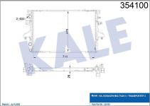 SU RADYATORU BRAZING VOLKSWAGEN TRANSPORTER V- - KALE 354100