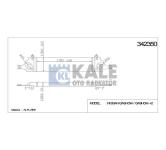 TURBO RADYATORU INTERCOOLER QASHQAI 07-13/1.5  - KALE 342350