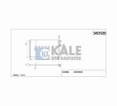 KLIMA RADYATORU  KONDENSER  AL/AL KIA RIO II 1 - KALE 343125