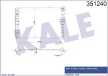 RADYATOR SU TUCSON 04-10/SPORTAGE 05-10 2.0 DI - KALE 351240