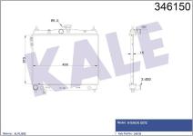 MOTOR SU RADYATORU HYUNDAI GETZ 1.3 1.4 BENZIN - KALE 346150
