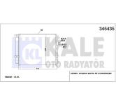 KLIMA RADYATORU KOMPLE SANTAFE 2.0 CRDI 2010-  - KALE 345435