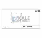 KLIMA RADYATORU KURUTUCU ILE BRAZING 396X348X1 - KALE 380100