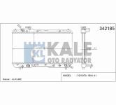 RADYATOR SU RAV-4 94-00 2.0 BENZINLI 22mm A-T  - KALE 342185