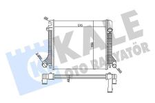 SU RADYATORU MERCEDES BENZ 904 ATEGO AL/BRZ MT - KALE 359105