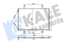 KLIMA RADYATORU 510X365X16 JAPON SWIFT NZ 1.2  - KALE 350640