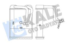 KALORIFER RADYATORU HONDA ACCORD HEATER CORE - KALE 358615