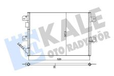 KLIMA RADYATORU  KONDENSER  AL/BRZ IVECO EUROC - KALE 350345