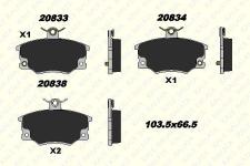 FREN BALATASI ON UNO 70 TIPO  - KALE B 20833 171 25 ANS KD13