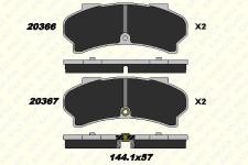 FREN BALATASI ON J7 J9 18MM F - KALE B 20366 180 05 ANS KD13