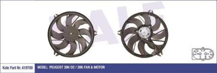 FAN MOTORU DAVLUMBAZLI P206 1.1-1.4-1.4-1.6-2. - KALE 419700