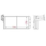 KALORIFER RADYATORU MERCEDES BENZ SPRINTER/VOL - KALE 355280