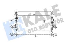 SU RADYATORU OPEL ASTRA K 16 - B14XE BRAZING 6 - KALE 362695