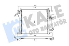 KLIMA RADYATORU . JAPON JUKE F15 1.5 DCI1.2 DI - KALE 358070