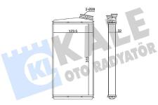 Kalorifer Radyatoru -Renault/premium Rvi 430/460 Dxi -Kerax  - KALE 370555