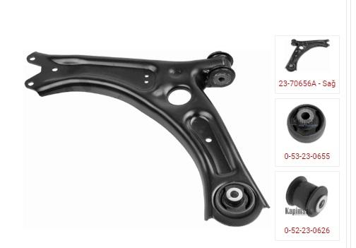 Alt Salincak Rotilsiz Sol Caddy İv 11 Skoda Yeti 09 - KAPIMSAN 23-70655A
