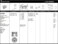 PISTON KITI 1 RIKEN SEGMANLI FIAT-JE - KINGPISTON 18-2050042