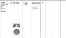 PISTON KITI 1 RIKEN SEGMANLI VOLKSWA - KINGPISTON 18-7010533