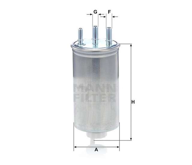 YAKIT MAZOT FILTRESI CLIO SYMBOL II DACIA DUST - MANN WK8039