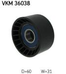 V KAYIS GERGI RULMANI TEK RULMAN RENAULT ESP - SKF VKM 36038