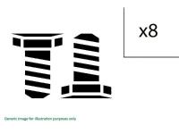 VOLAN CIVATA TAKIMI 8 LI MERCEDES 190 W201 8 - LUK 411015510