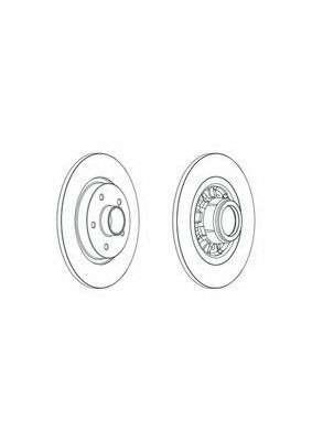 Arka Fren Aynasi Rulmanli Tkm Kangoo  - MARELLI 360704028500