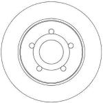 Fren Diski Arka Df4372/0986479169/186842/ddf1226 Ford C-max/ - MARELLI 360704003400