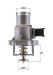 TERMOSTAT VECTRA C ASTRA H ASTRA G MERIVA A  - MAHLE TM55105