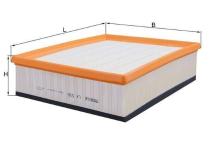 HAVA FILTRESI TRANSPORTER T4 AAB AAC ABL ACU A - MAHLE LX538