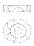 MOTOR PISTON SEGMAN SCENIC MEGANE II C - MAHLE 021PI00122000