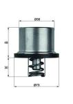 TERMOSTAT 79 DAF VOLVO SCANIA MAN MERCEDES BE - MAHLE THD179