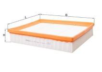 HAVA FILTRESI MERCEDES OM690 X-CLASS W470 17  - MAHLE LX4404