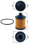 YAG FILTRESI PALIO ALBEA DOBLO 2006 - 1.3MJET - MAHLE OX418D