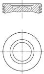 PISTONSEGMAN 0.60 -0.20MM 88MM FIAT DU - MAHLE 007PI00109012