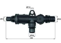 Termostat Bmw X5 E53 M62 N62 - MAHLE TO4.82