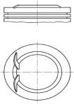 Piston Segman 0.50 77.6 Mm Opel Astra Corsa Cdx Tigra 1.4i 1 - MAHLE 0110201