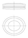 Piston Segman 0.50 78.10mm Opel Corsa C -Astra 1.4 Z Xe - MAHLE 0121003