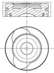 PISTON SEGMAN STD FLUENCE CLIO 90 BG E - MAHLE 021PI00128000