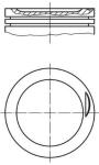 Pistonsegman 82.51mm Std Audi A4 Alt 00-08 - MAHLE 0308300