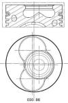 030pi00086100 Motor Piston Segman Std Vw Caddy T5 Bjb-axb-ax - MAHLE 0308600