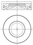 PISTON SEGMAN 0.50 84.50mm BMW N47 D20 - MAHLE 081PI00113002