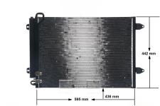 KLIMA KONDENSERI KURUTUCU ILE PASSAT 05 57 - MAHLE AC666000S
