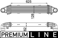 Turbo Radyatoru İntercooler Mercedes W204 C180 Komp-c200 Cdi - MAHLE CI358000P