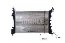 SU RADYATORU OPEL ADAM - CORSA D 1.2 - 1. - MAHLE CR1182000S