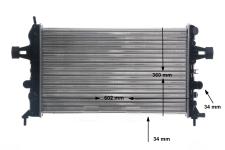 SU RADYATORU  BMW E81-E87-E90-E91/N47 OTOM - MAHLE CR574000S