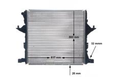 Su Radyatoru Vw Amarok 10-8mk376701-314 - MAHLE CR81000S